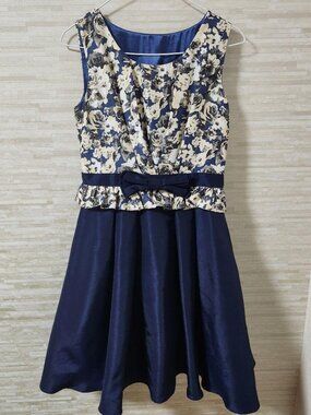 Godwer Dress Floral Print Sleeveless